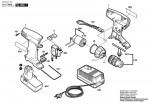 Bosch 0 603 937 723 Psr 7,2 Ve Cordless Screw Driver 7.2 V / Eu Spare Parts